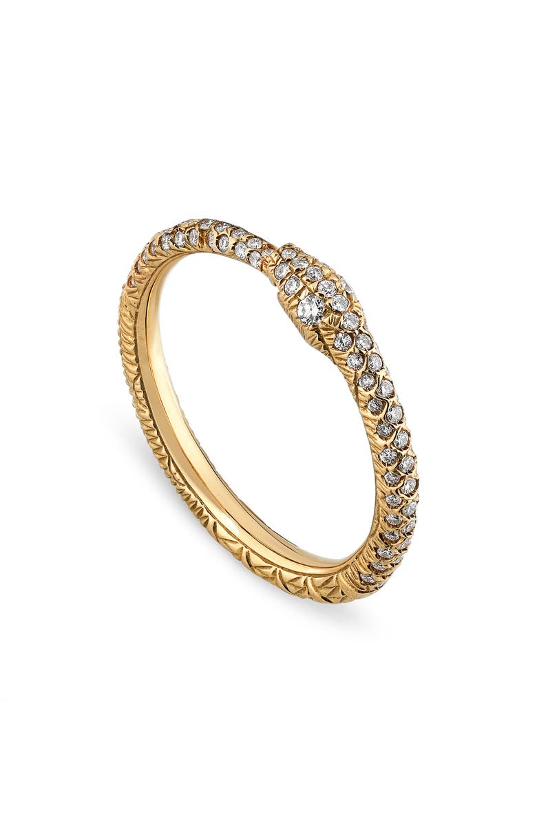 lige ud præambel Shipley Gucci Ouroboros Diamond Pavé Snake Ring | Nordstrom