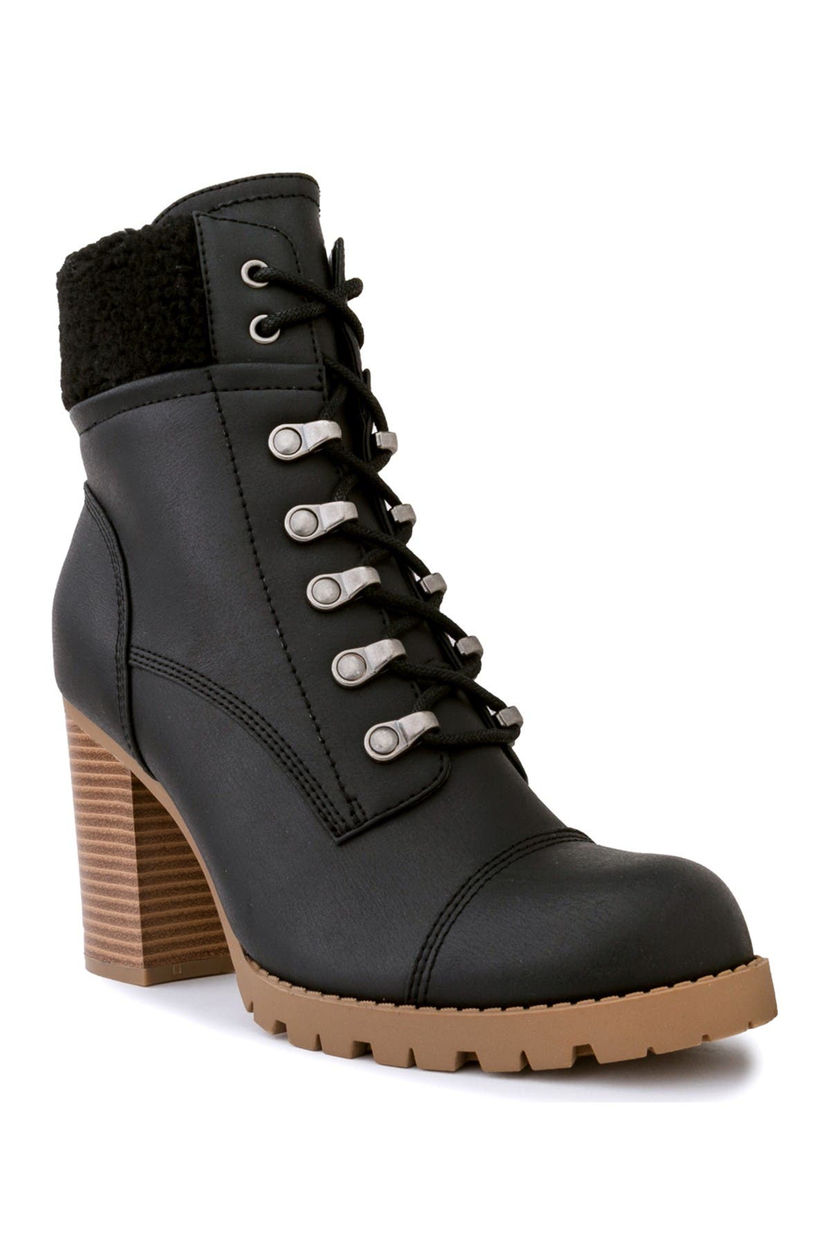 heeled hiker boot