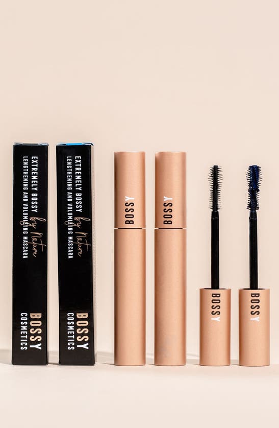 Shop Bossy Cosmetics Extremely Bossy Lengthening & Volumizing Mascara In Onyx