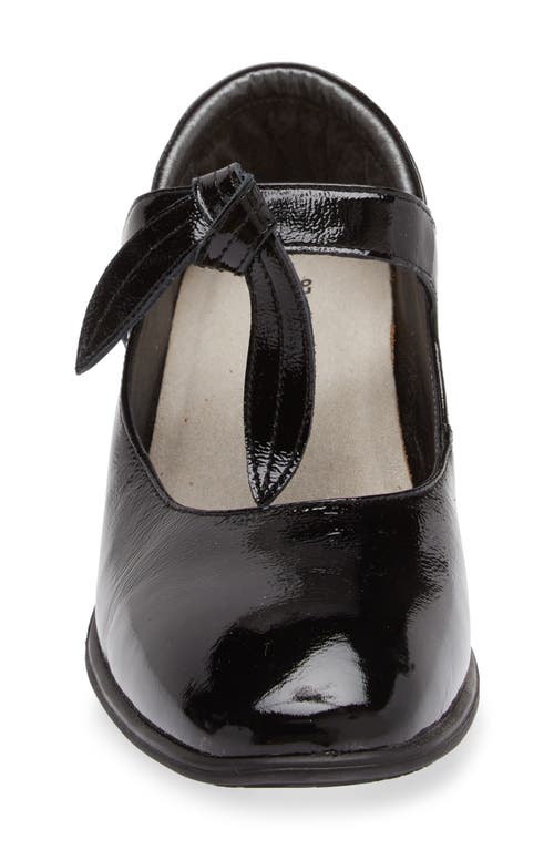 Shop Naot Nobility Mary Jane Pump In Black Crinkle Patent Leather