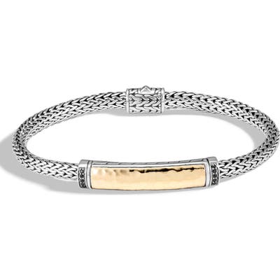 John Hardy Classic Chain Hammered Bead Bracelet