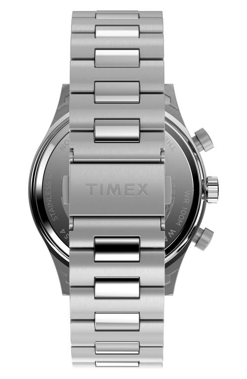 Timex Waterbury Traditional Fly Back Chronograph 43mm In Stainless Steel