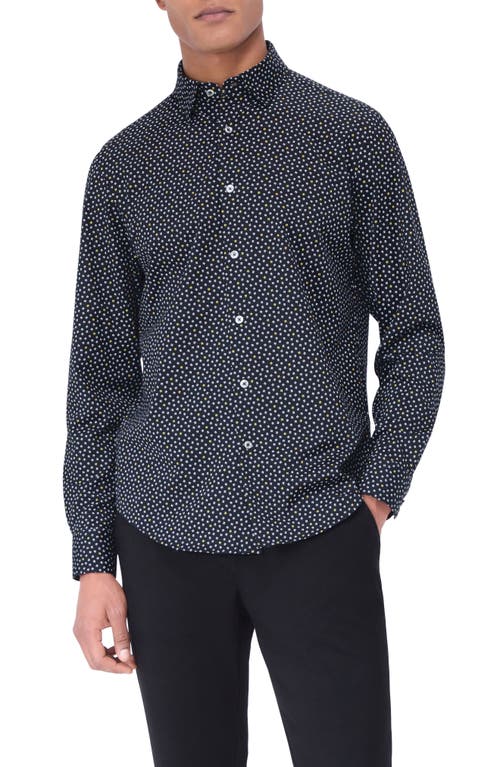 Shop Bugatchi Ooohcotton® Jules Button-up Shirt In Black