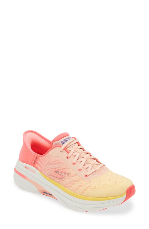 Shop Skechers Max Cushioning Arch Fit® In Peach