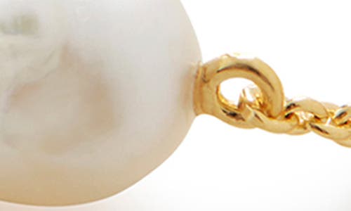 Monica Vinader Nura Cultured Pearl Bracelet In 18ct Gold Vermeil/ss