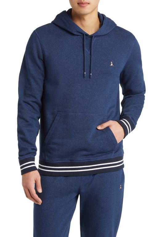 Fleece Pullover Hoodie in Dress Blue Htr