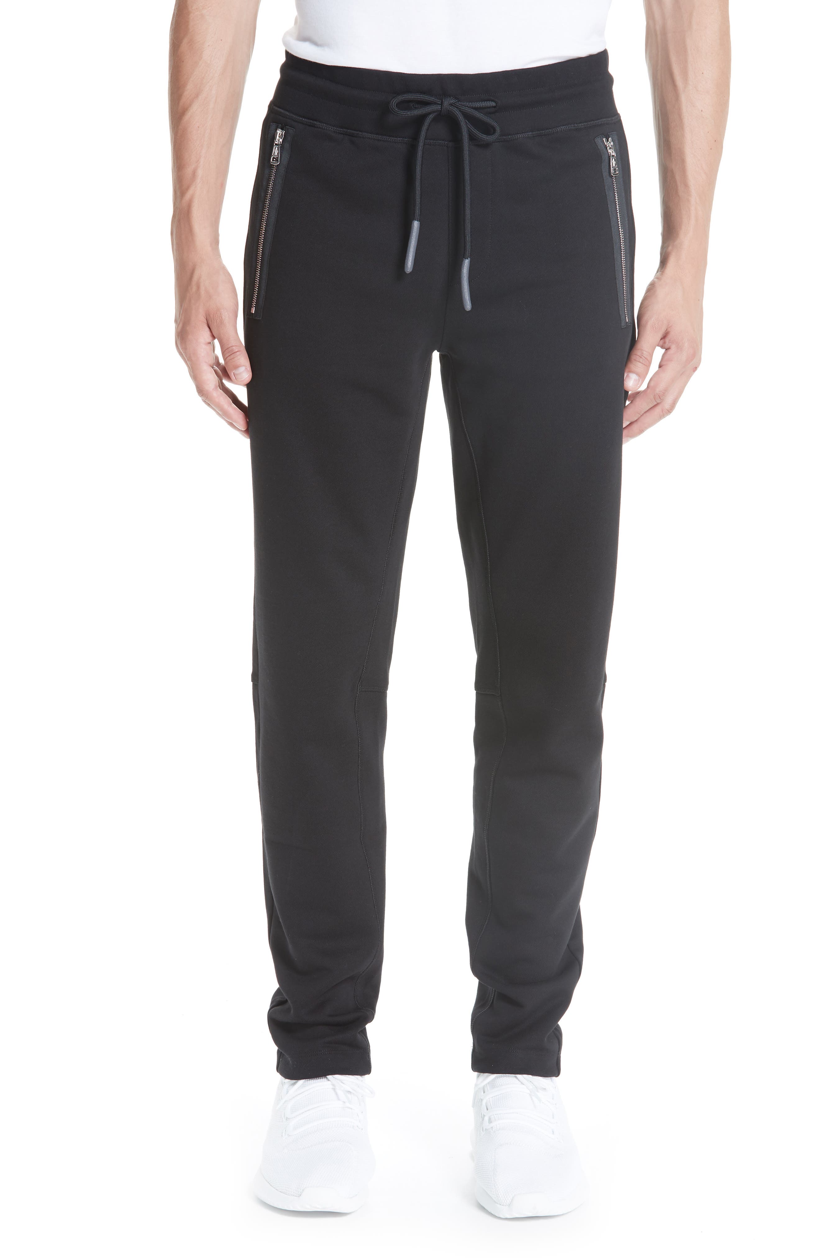 Moncler Cotton Sweatpants, Black