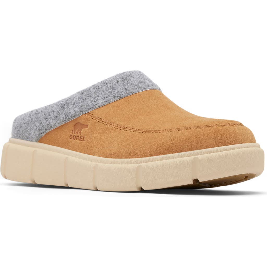 Sorel Explorer Iii Mule In Tawny Buff/gum 17