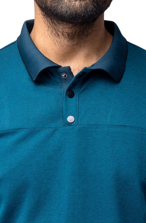 X-ray Xray Piqué Polo In Teal