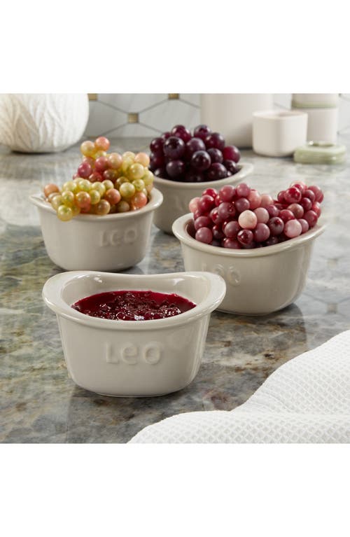 Berghoff Leo Balance 4-pack Ramekins In Moon Mist