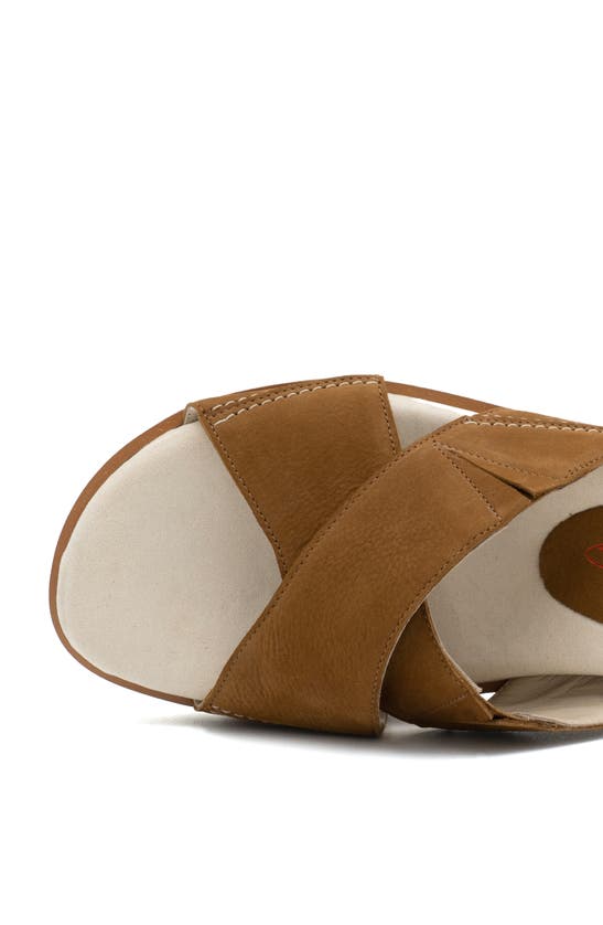 Amalfi By Rangoni Barolo Platform Slide Sandal In Sequoia Tiffany