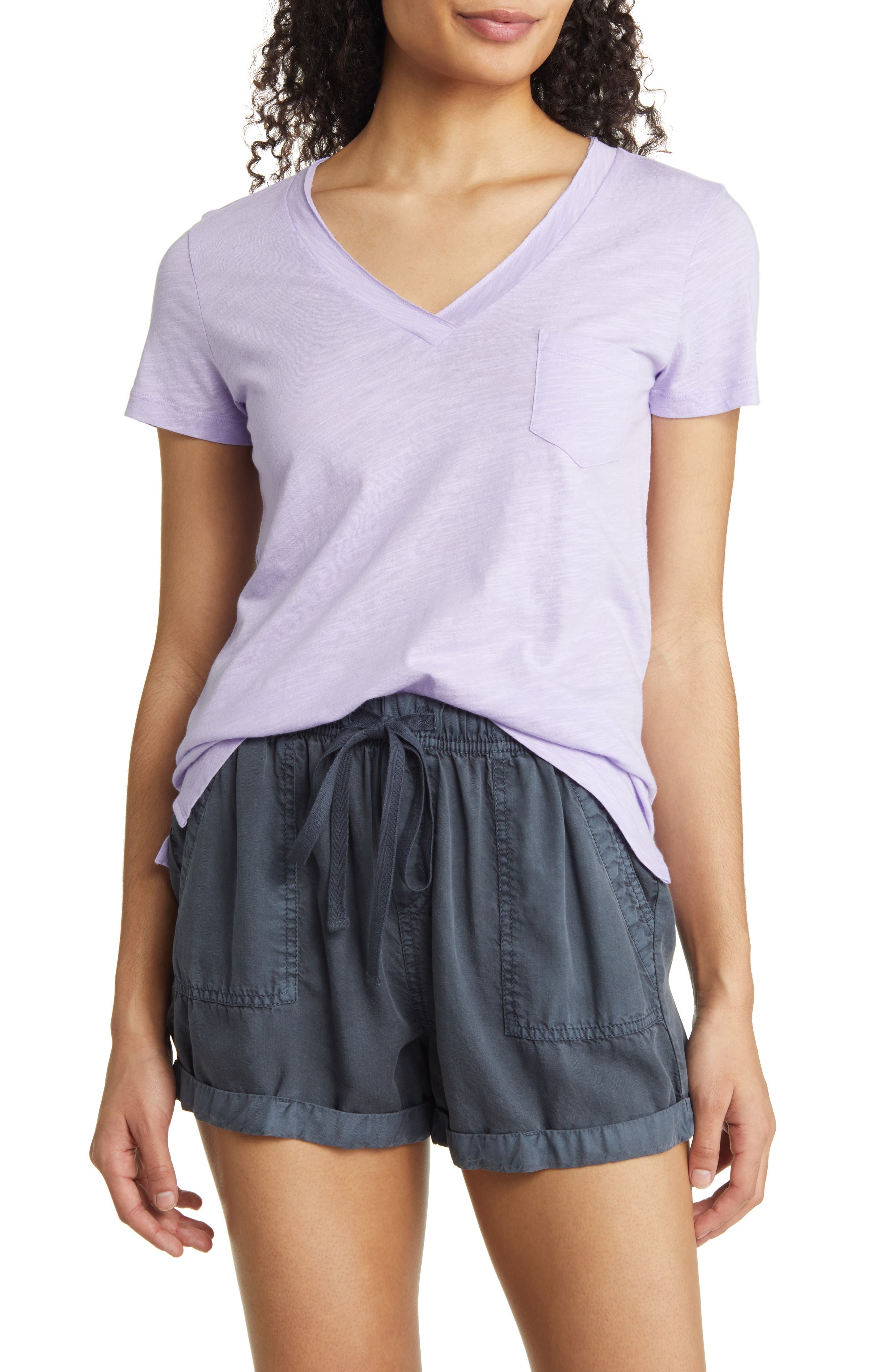 purple tops petite
