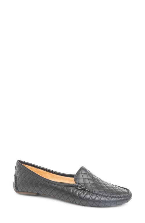 Shop Patricia Green Jillian Quilted Driving Loafer In Black