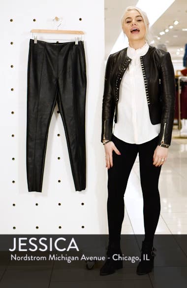 topshop percy faux leather skinny pants