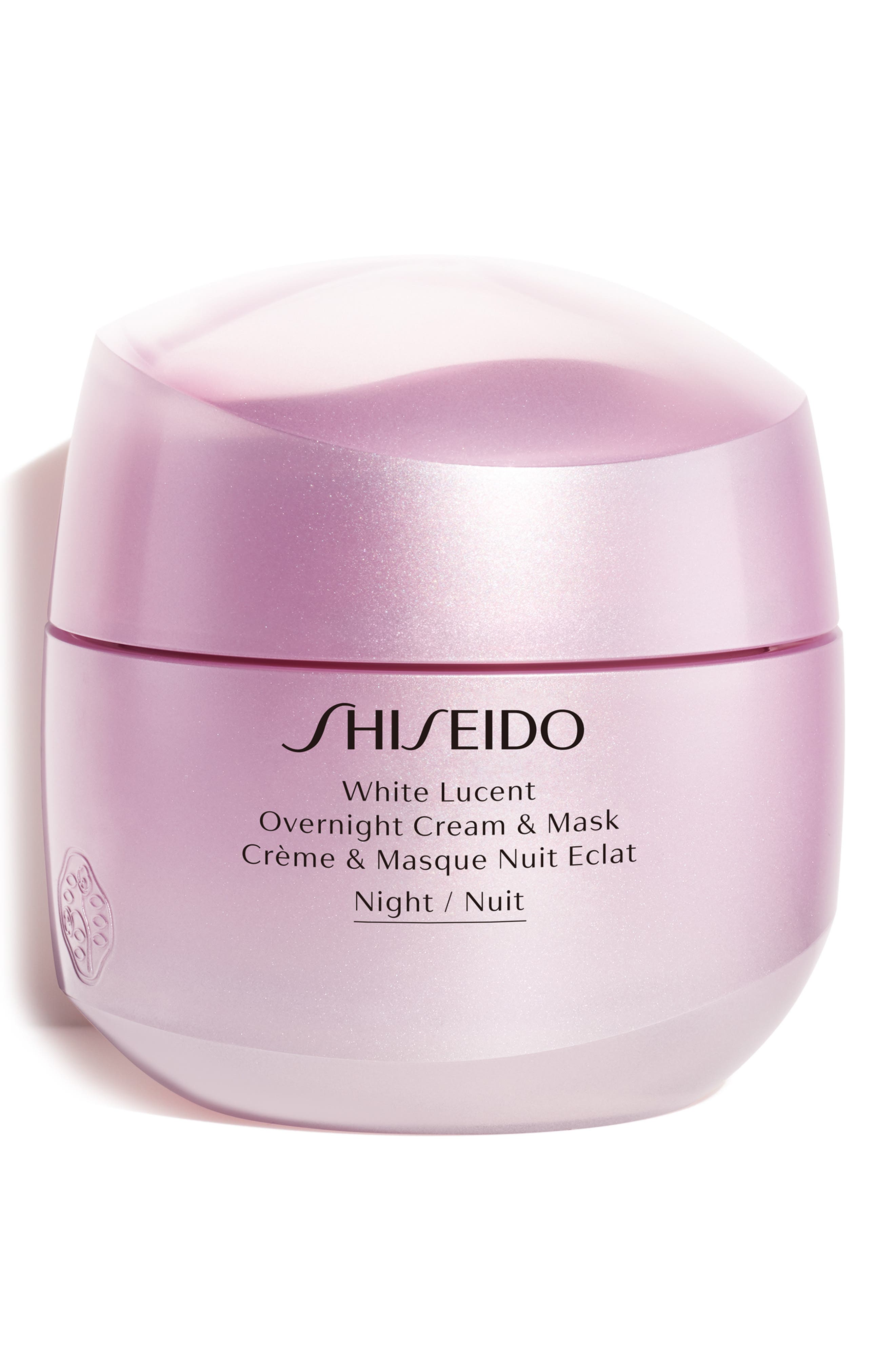 Shiseido White Lucent Overnight Cream & Mask at Nordstrom