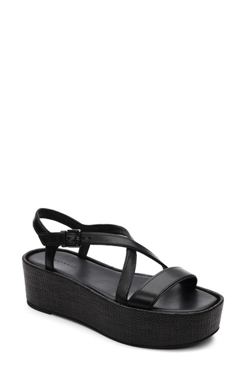 Shop Sanctuary Define Platform Sandal In Black/black