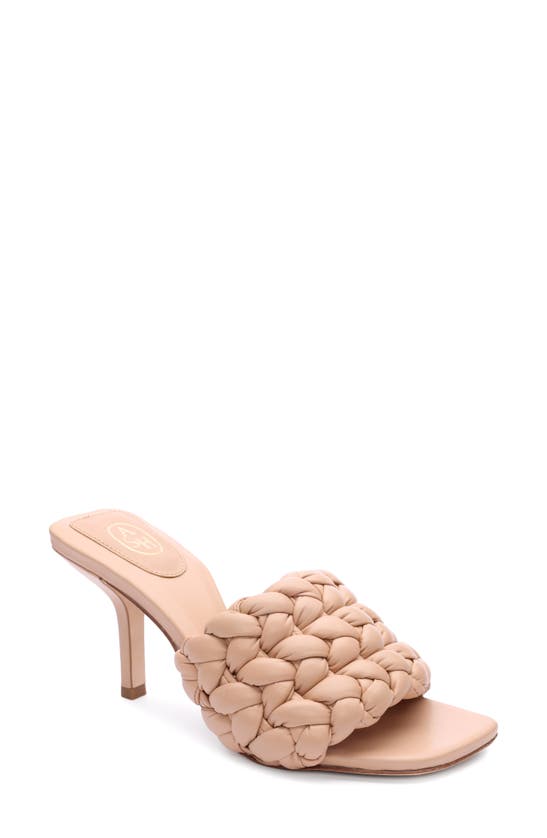 Ash Women's Serena Slip On Woven High Heel Sandals In Pink