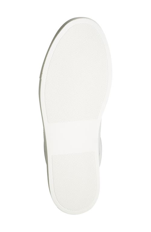 Official Program Clean Cupsole Camo Sneaker In White/dark Blue