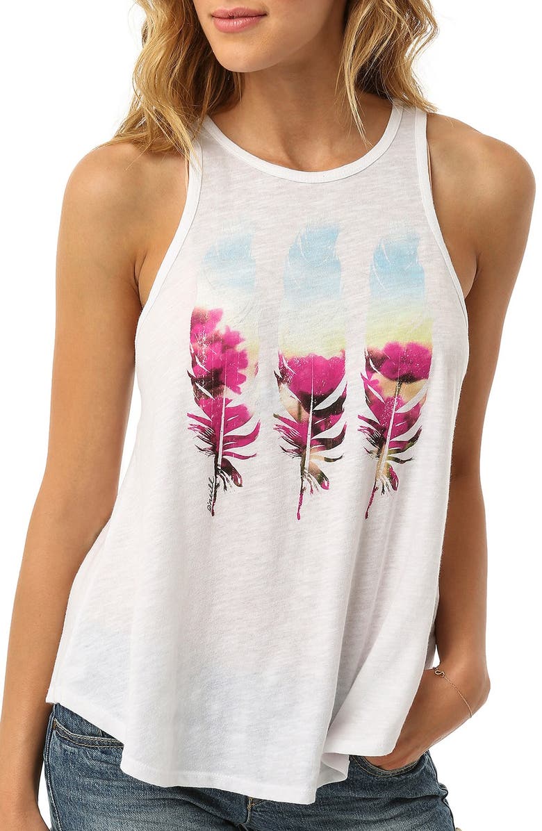 O'Neill 'Feather Flower' Graphic Tank | Nordstrom