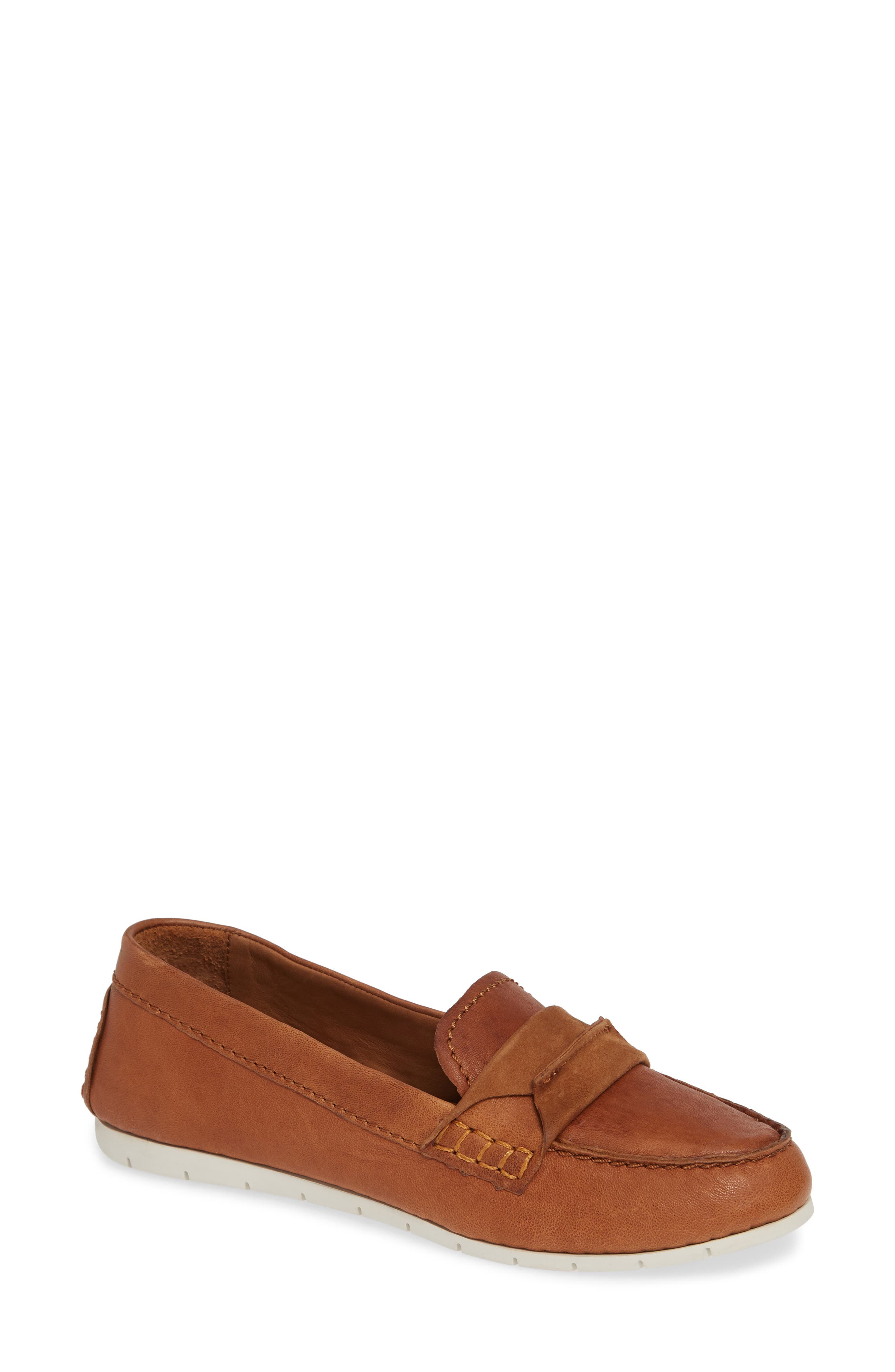 Frye Sedona Top Seam Moccasin Loafer- Brown