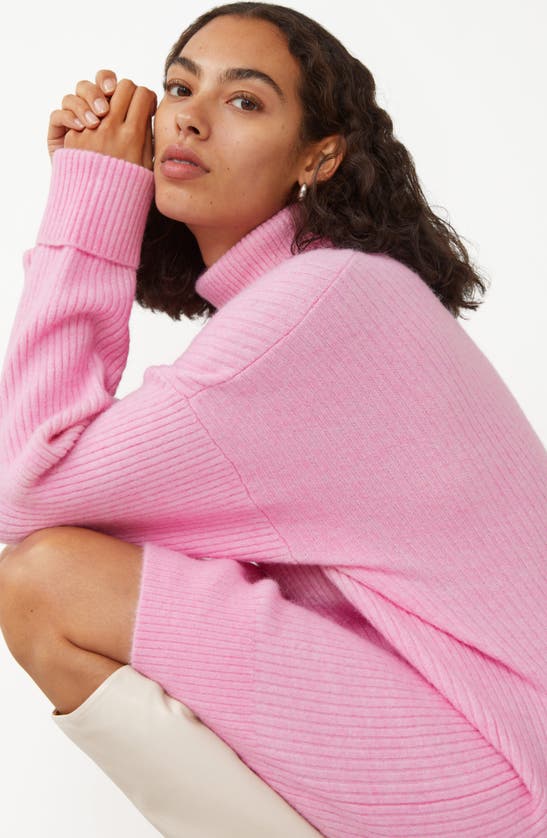 & Other Stories Oversized Turtleneck Sweater In Pink