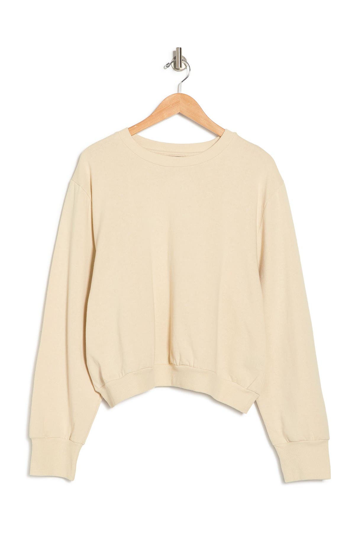 Afrm Fossi Pullover Sweatshirt In Taupe