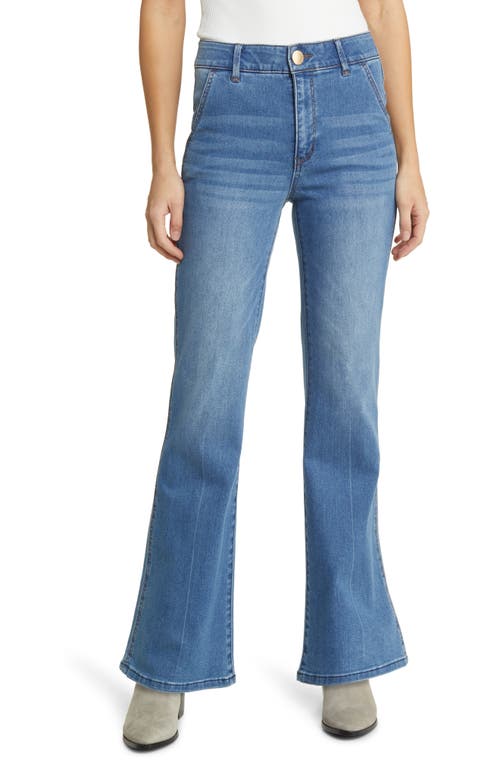 Wit & Wisdom 'Ab'Solution Sky Rise Bootcut Jeans Mid Blue at Nordstrom