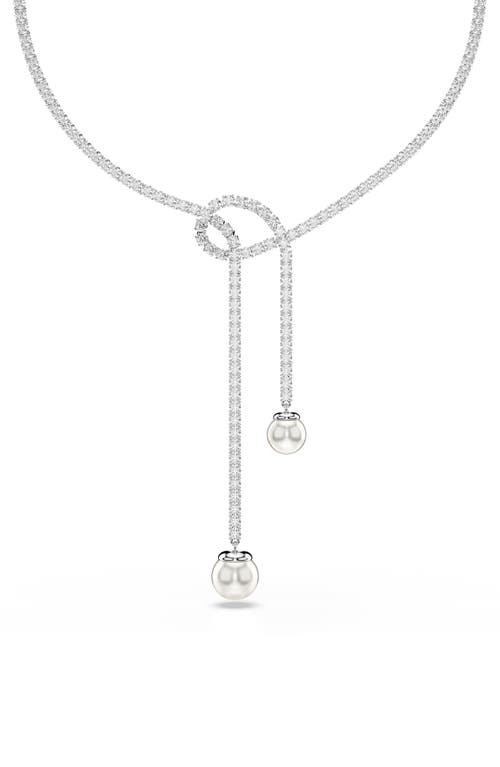 Swarovski Elegant And Timeless Bijoux Accessory In Silver/white