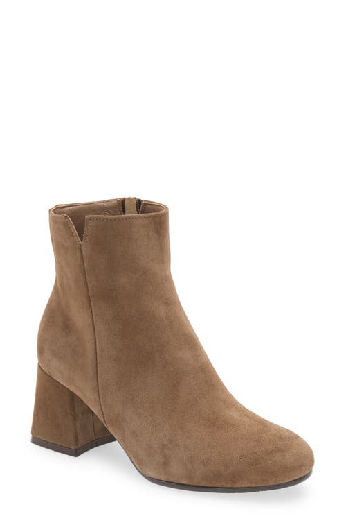 Nahla Bootie in Fango Suede