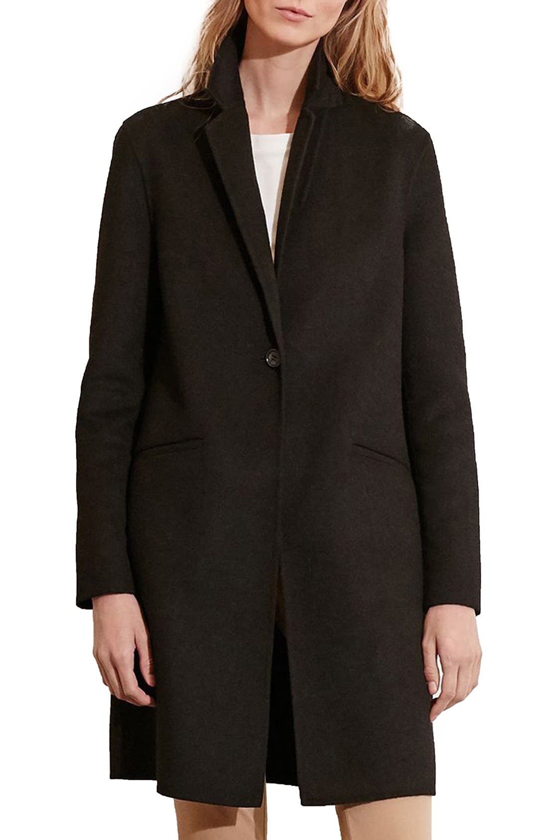 Lauren Ralph Lauren Wool Blend Reefer Coat Nordstrom