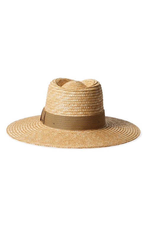 Brixton Joanna Straw Hat In Honey/mojave/black