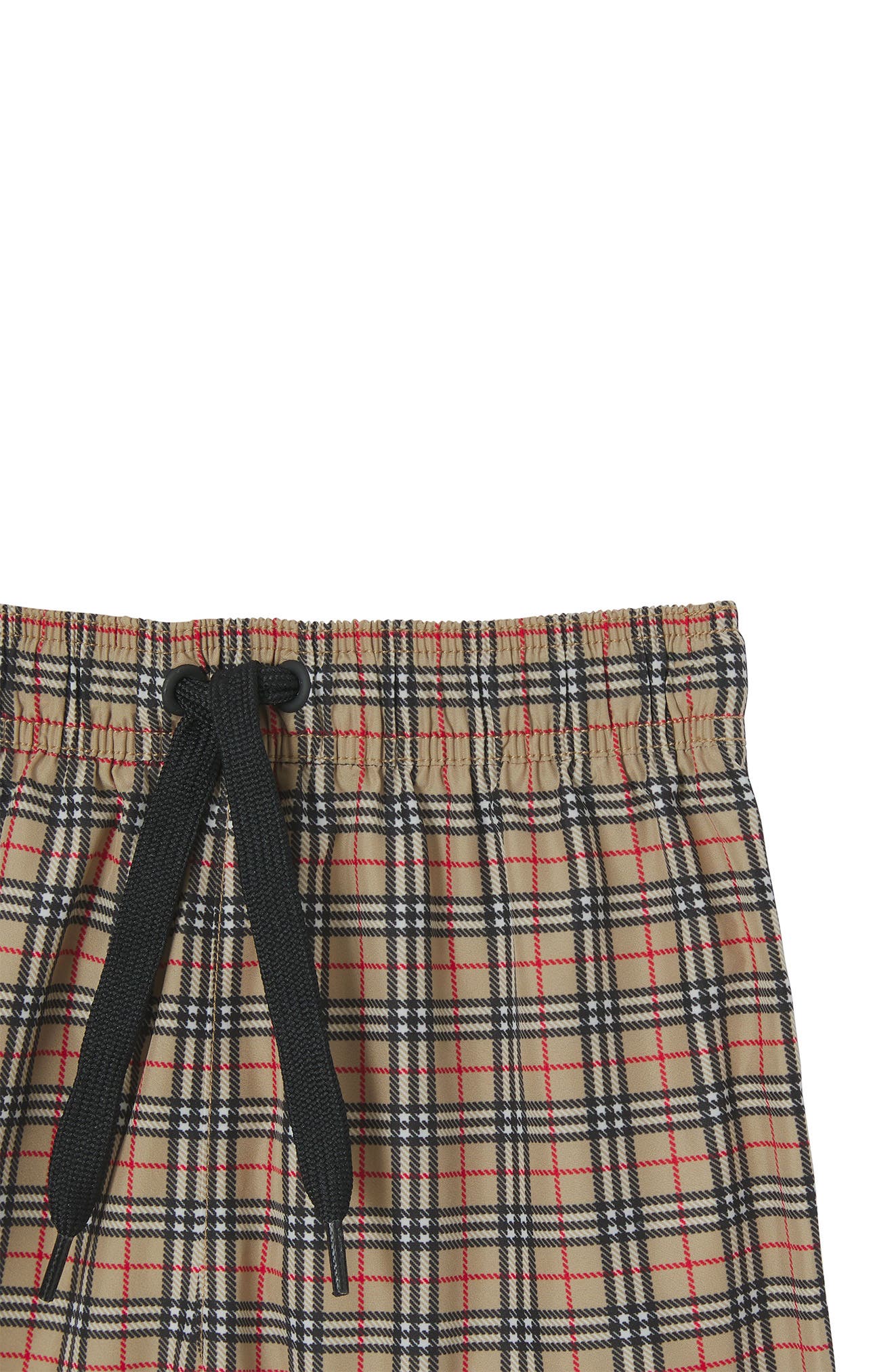 burberry kameron check swim trunks