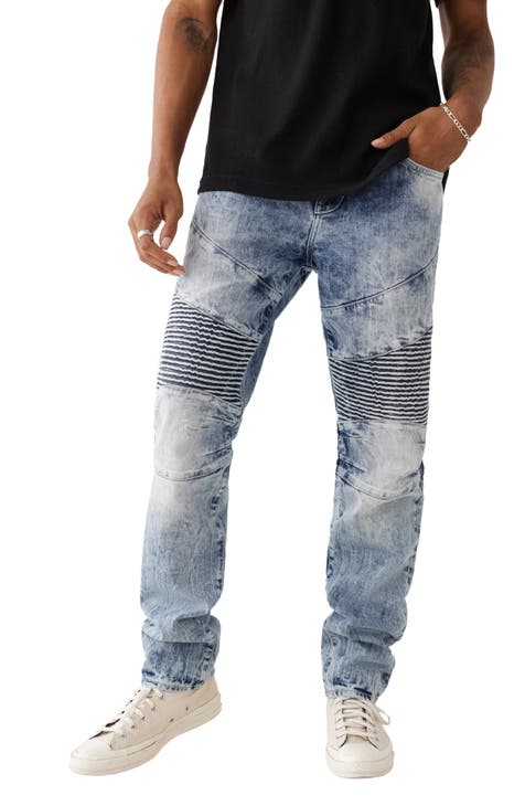 Men's rocco classic moto hot sale jeans