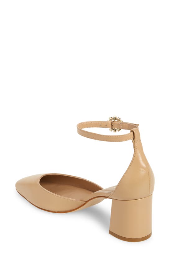 Lk Bennett Darling Ankle Strap Pump In Latte