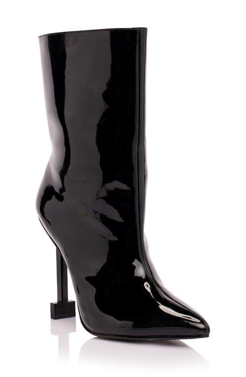 Pointed Toe Bootie in Black