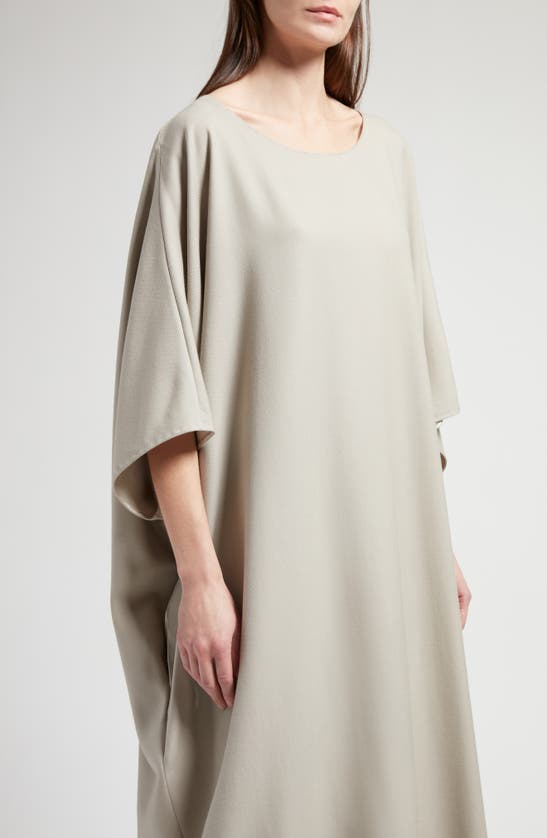 The Row Isora Cashmere Cocoon Dress In Doeskin Beige