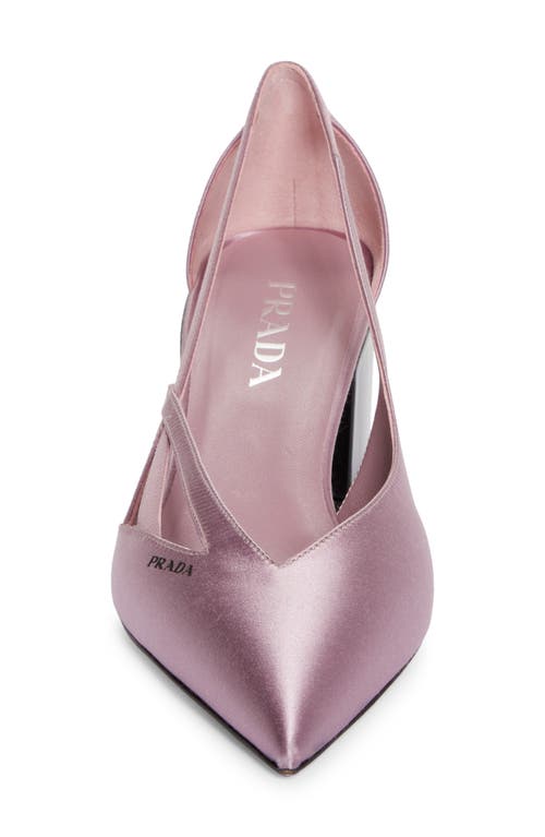 Shop Prada Runway Pointed Toe Pump In Confetto