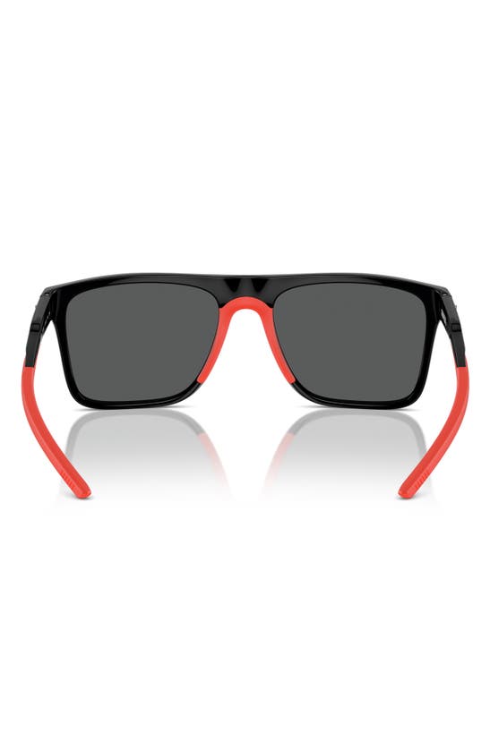 Scuderia Ferrari X  58mm Square Sunglasses In Black