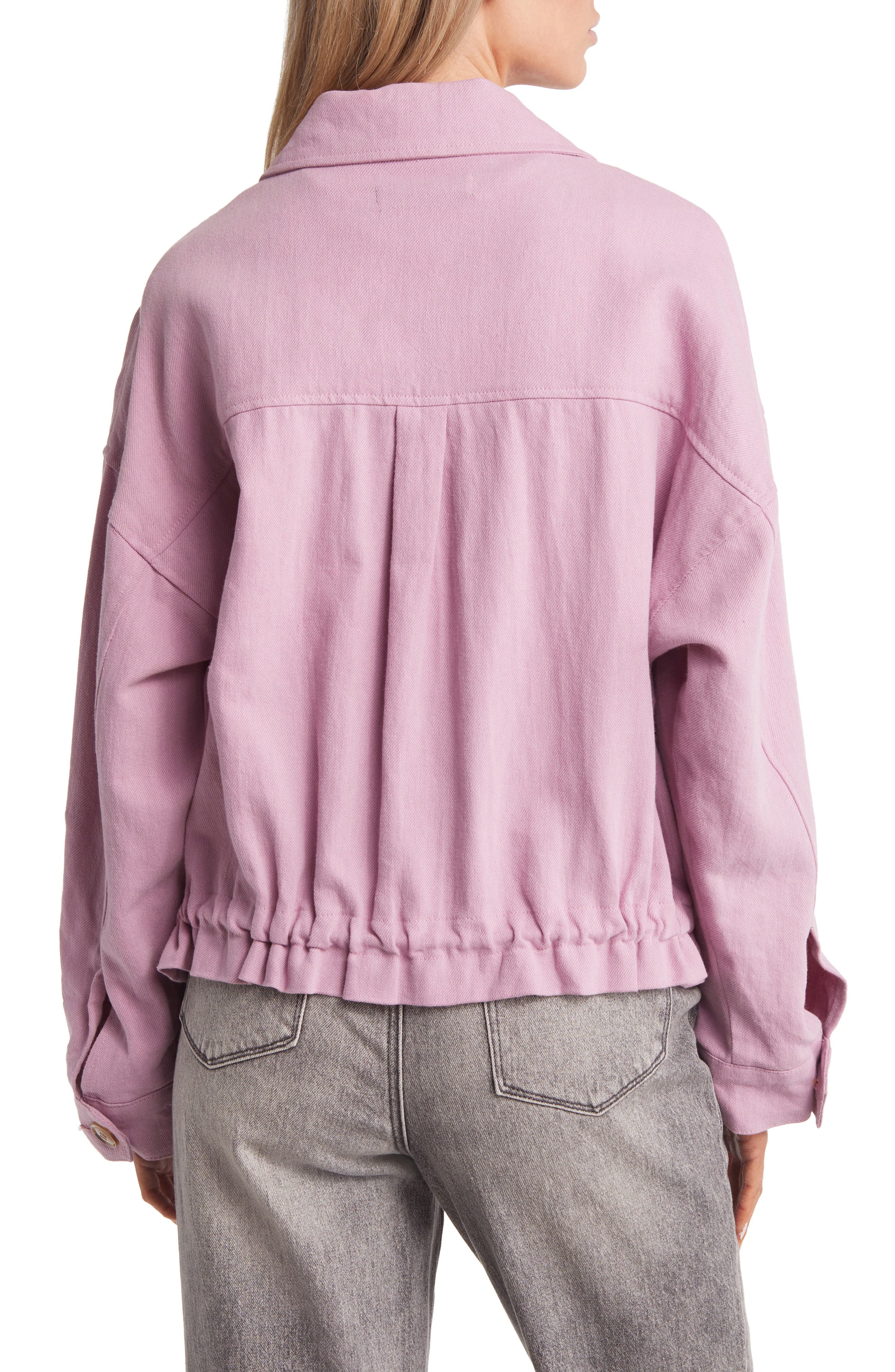 BLANKNYC Cotton & Linen Utility Jacket Nordstrom