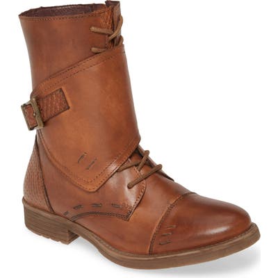 Roan Deception Buckle Boot- Brown