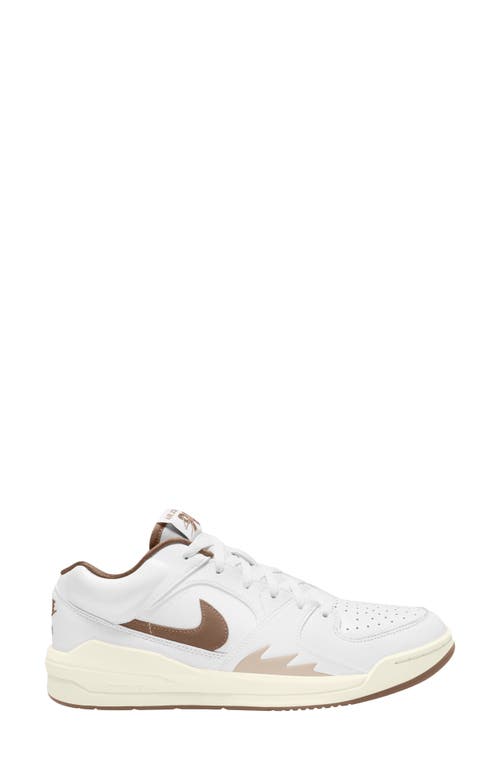 Shop Jordan Stadium 90 Sneaker In White/archaeo Brown/brown