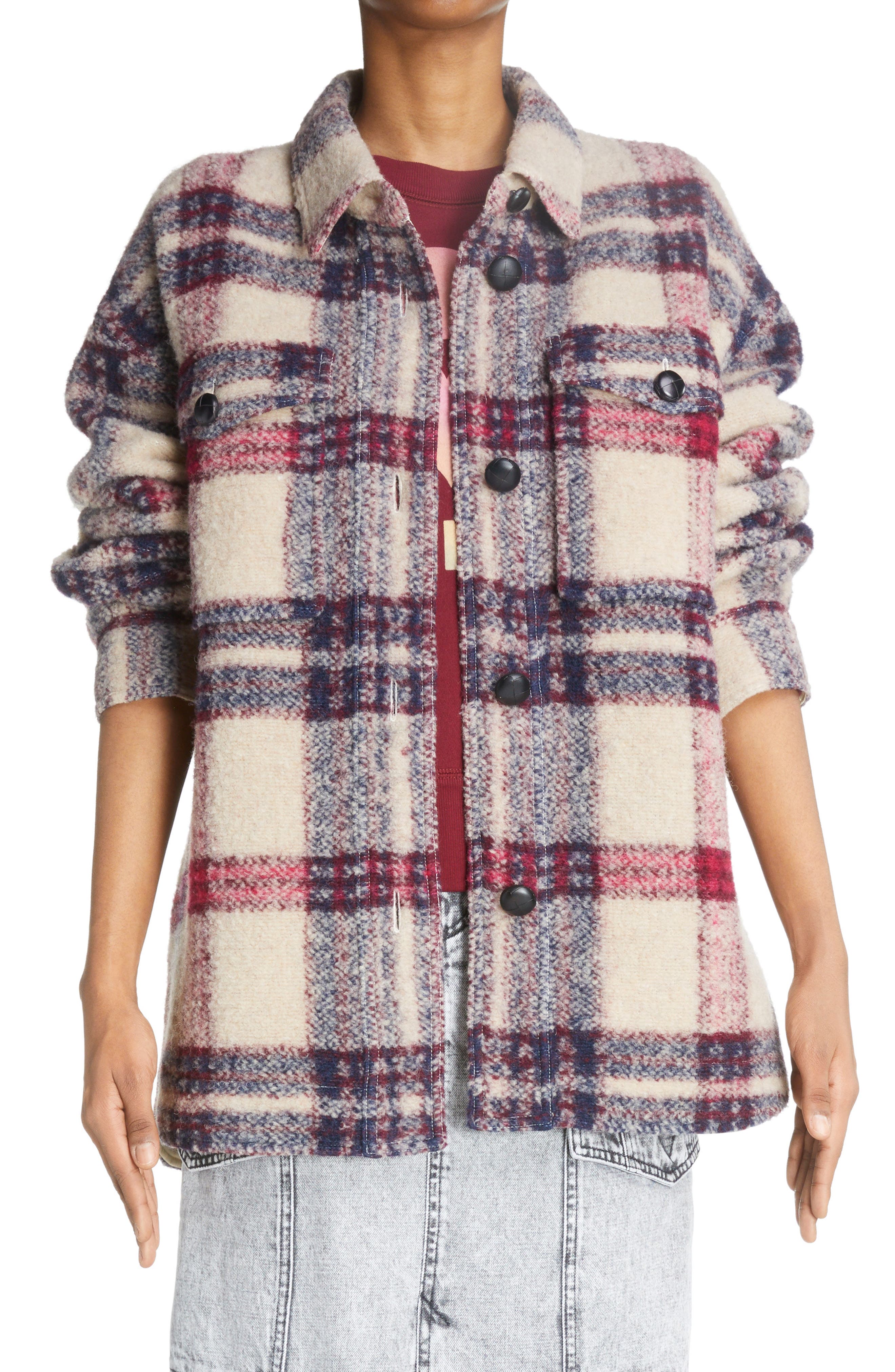 isabel marant etoile plaid jacket