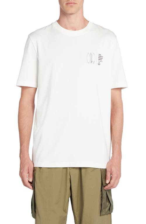 Moncler Rodeo Drive Graphic T-Shirt White at Nordstrom,