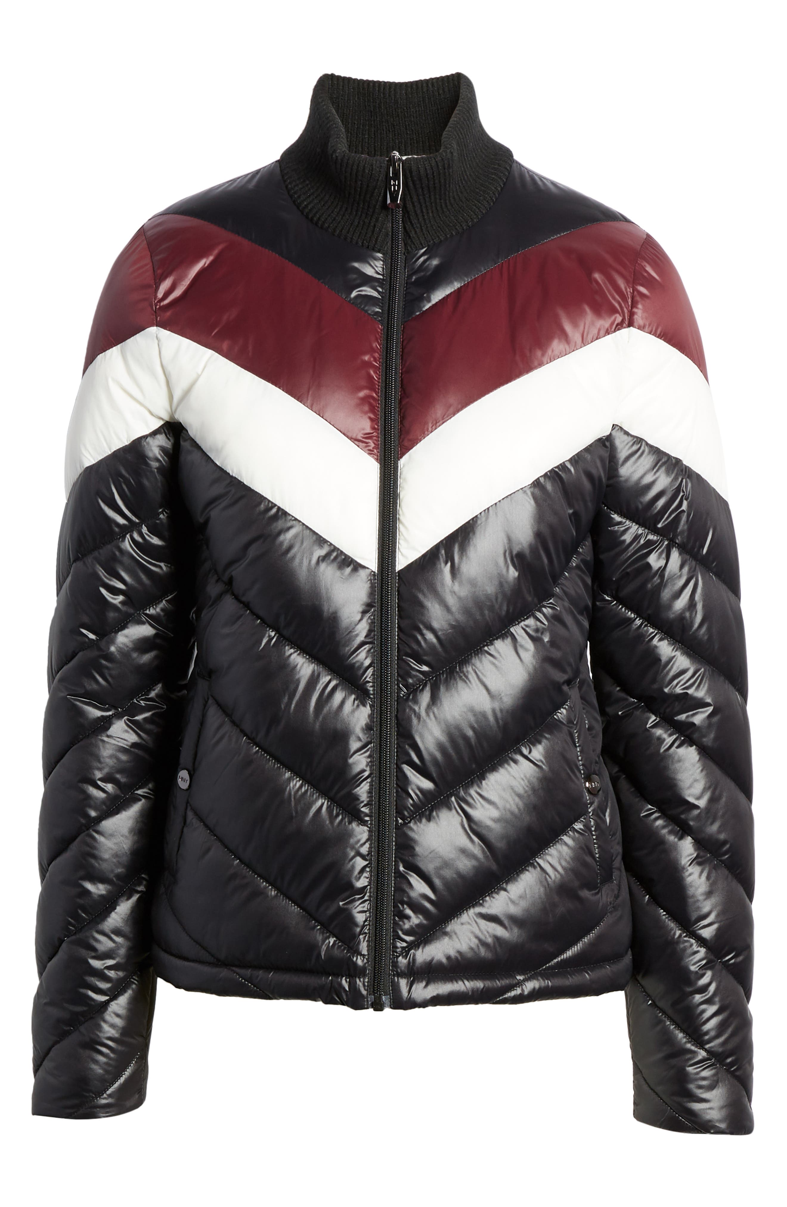 Andrew Marc | Colorblock Chevron Puffer Jacket | Nordstrom Rack