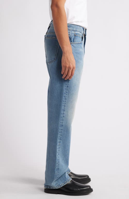 Frame Clean Straight Leg Jeans In Abbey