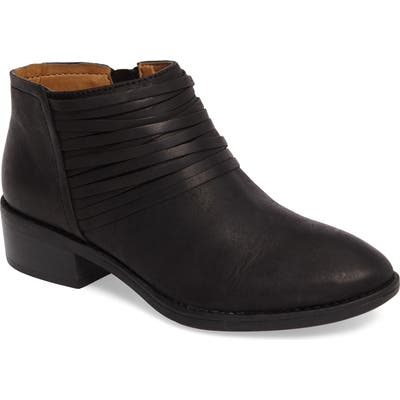 Comfortiva Corliss Strappy Bootie, Black