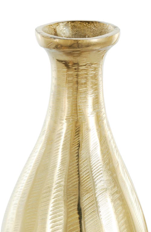 Vivian Lune Home Golden Set Of 2 Vase Set In Gold