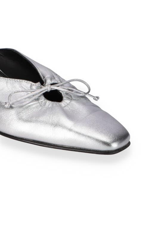 Shop Alohas Amar Mule In Silver