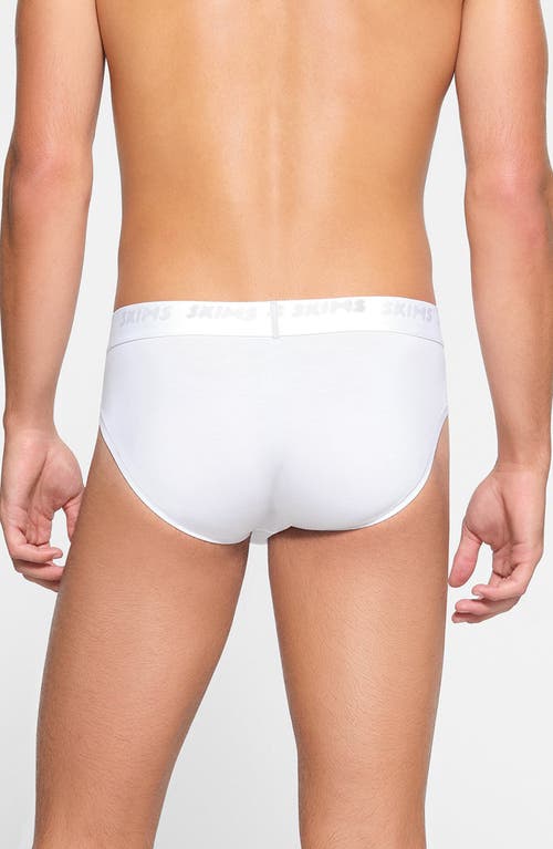 Skims Stretch Modal Briefs In Chalk