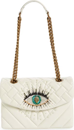 Micro Kensington Eye Quilted Leather Crossbody Bag